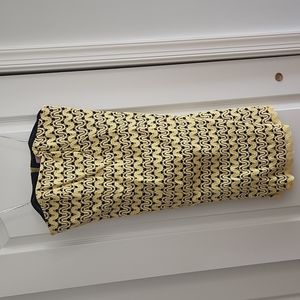 Lilly Pulitzer Sample Navy and Yellow Dress